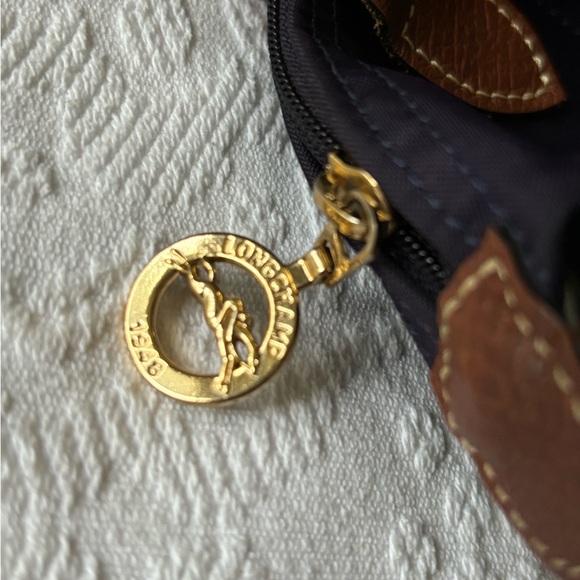 SOLD. Longchamp Le Pliage Original Handbag Small (purple) - Picture 4 of 6